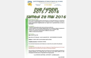 Bilan du Pôle féminin du samedi 28 mai 2016