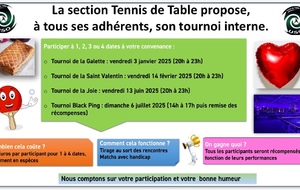 Tournoi interne 2025