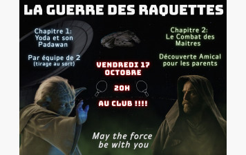 La guerre des raquettes du vendredi 17 octobre 2025