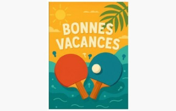 🏓 Fin des cours et ouverture estivale de la salle