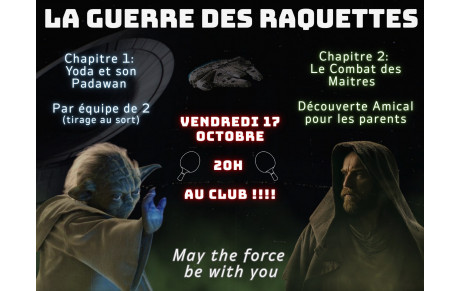 La guerre des raquettes du vendredi 17 octobre 2025